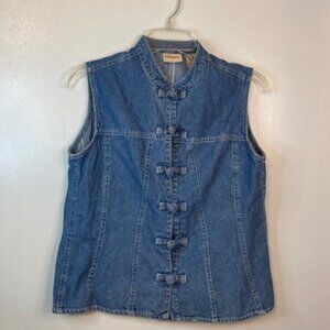 Vintage Crossroads Women's Denim Sleeveless Top
